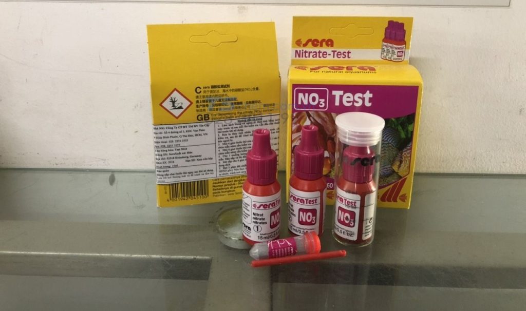 PHƯƠNG PHÁP KIỂM TRA Nồng độ NO3 BẰNG TEST-SERA-NO3