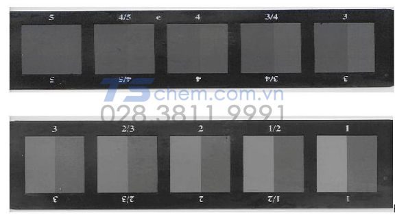 Thước màu xám thay đổi màu sắc