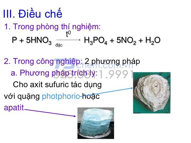QUY ĐỊNH H3PO4
