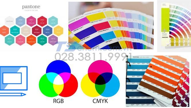 SỰ KHÁC BIỆT GIỮA HỆ THỐNG MÀU CMYK, RGB VÀ PANTONE