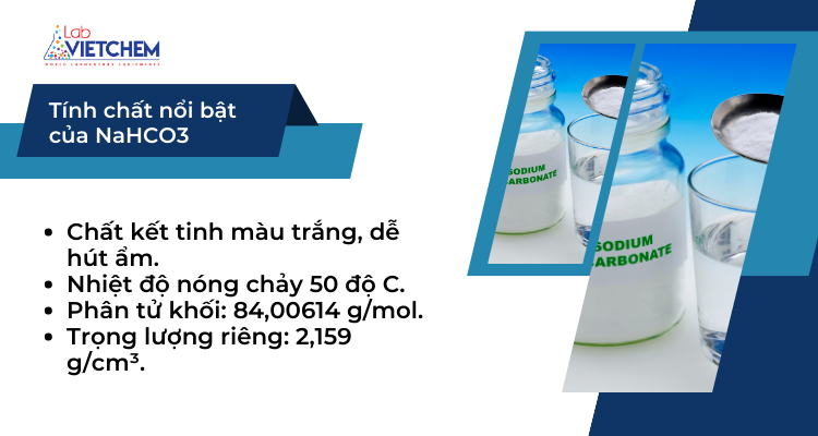 Tính chất nổi bật của NaHCO3