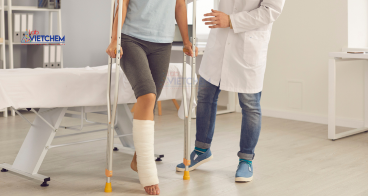 Được sử dụng trong bó bột để cố định xương gãy