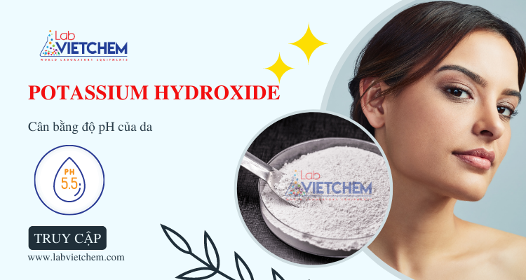 KOH điều chỉnh độ pH trong mỹ phẩm