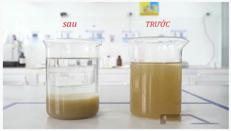 Phèn chua có ưu điểm là tích tụ các chất lơ lửng trong nước