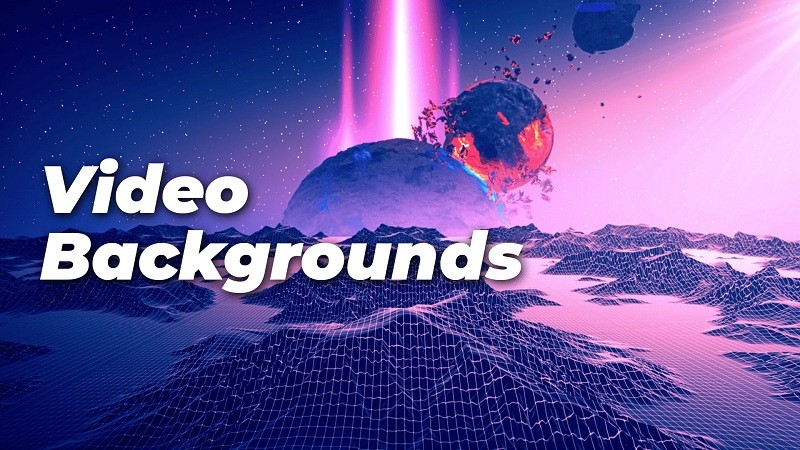 Sử dụng nền video