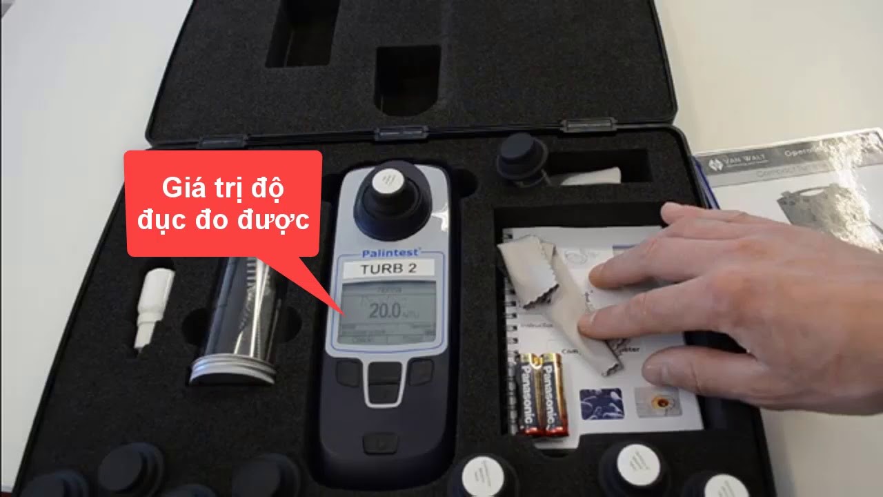 Máy đo độ đục hiển thị chính xác độ đục của nước