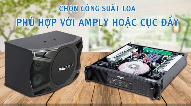Chọn công suất RMS phù hợp giữa loa và amply