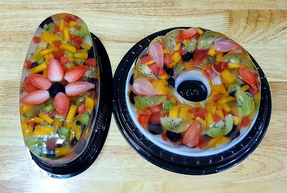 Thành phẩm của quá trình trên là những khay thạch thơm ngon