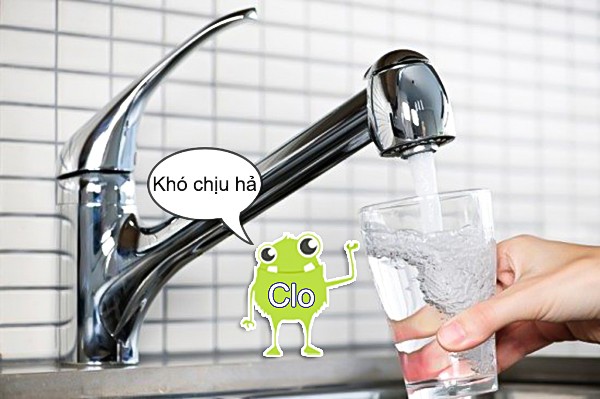 Amoni làm giảm khả năng khử trùng nước của clo