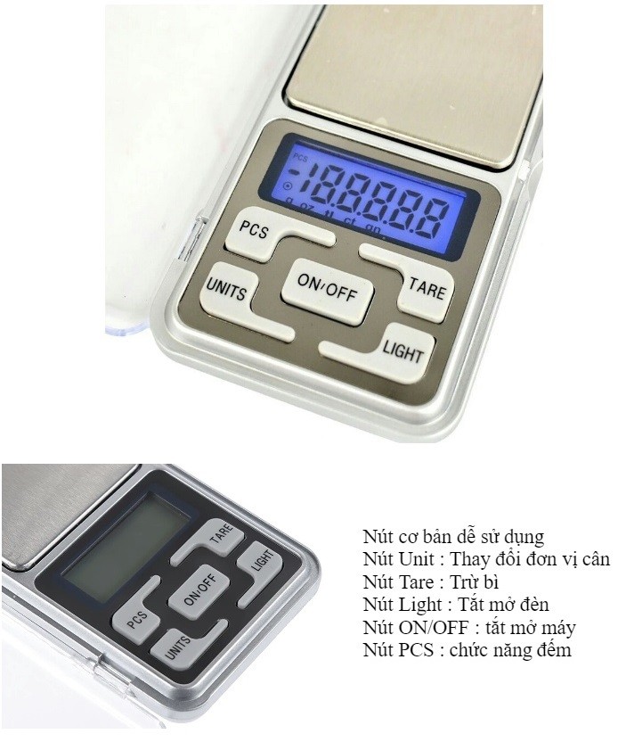 Chi tiết sản phẩm cân điện tử bỏ túi