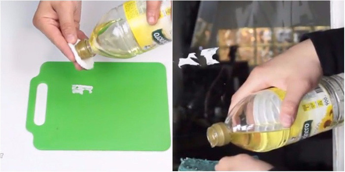 Cách tẩy keo 502 bằng dầu ăn