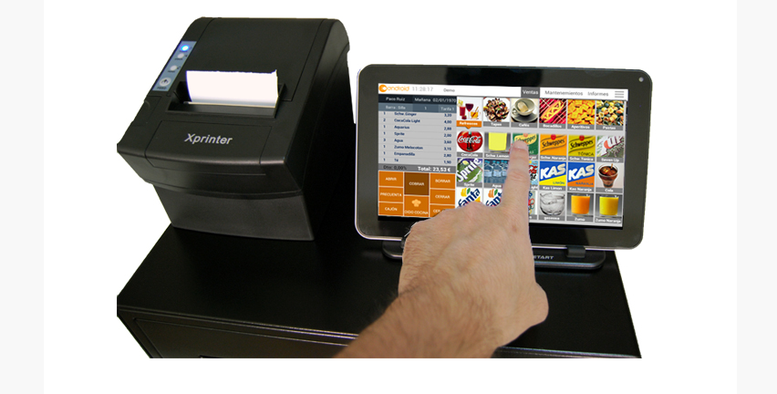 Máy in nhiệt trực tiếp được sử dụng ở hầu hết các cửa hàng bán lẻ