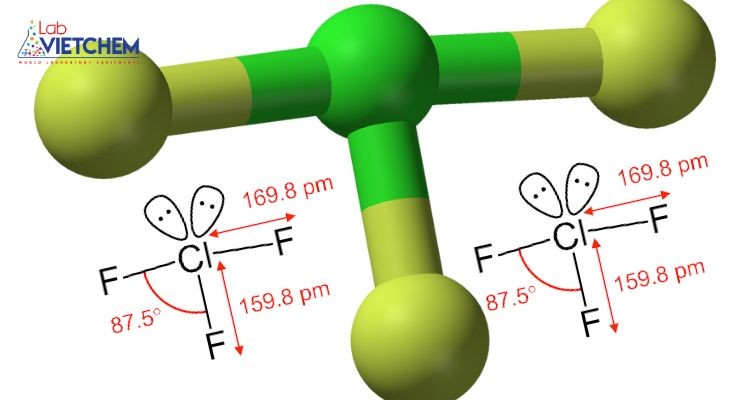 Cấu trúc của hợp chất ClF3