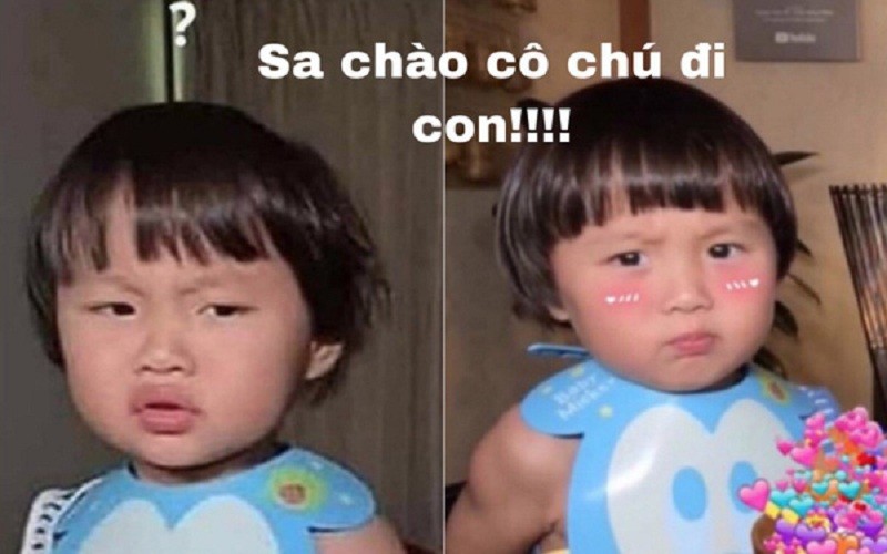 Memes Sa chào các cô chú