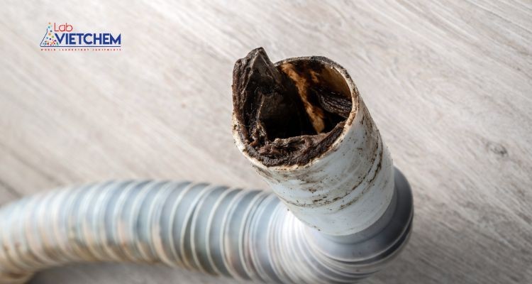 Đường ống bị tắc do trầm tích