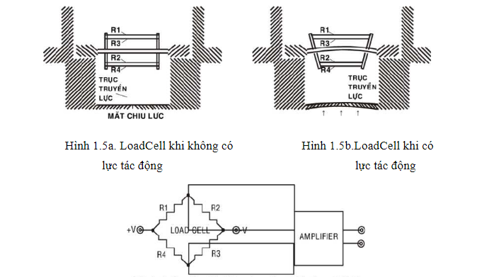 Sơ đồ cảm biến cân Loadcell