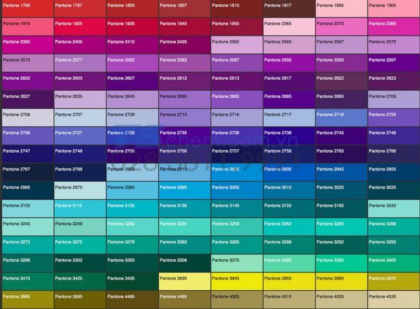 BẢNG MÀU PANTONE LÀ GÌ?