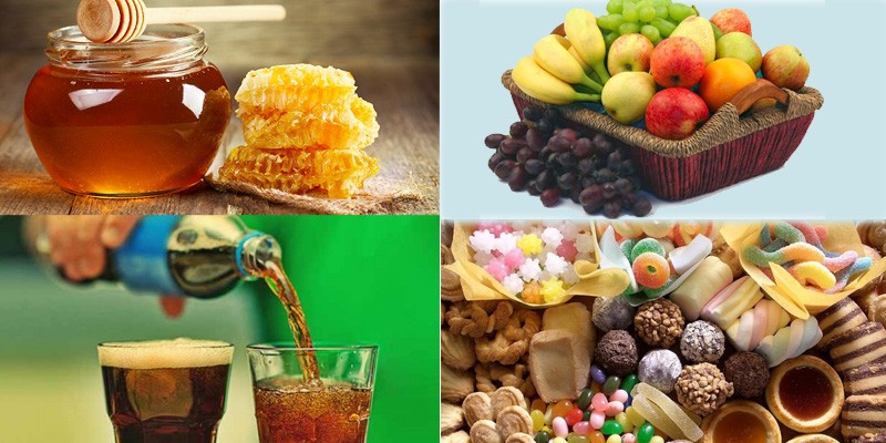 Một số nguồn có chứa sucrose