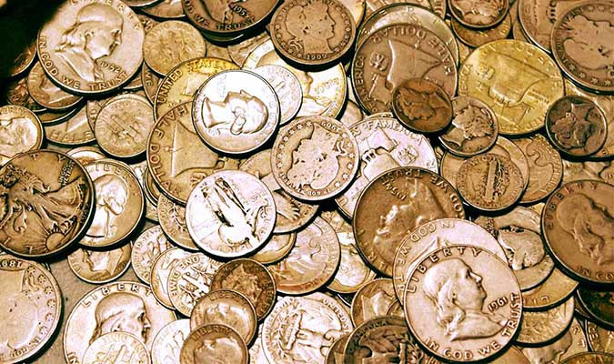 Hình ảnh đồng xu bị xỉn màu