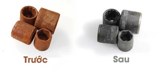 Hiệu quả tẩy gỉ của dung dịch HCl