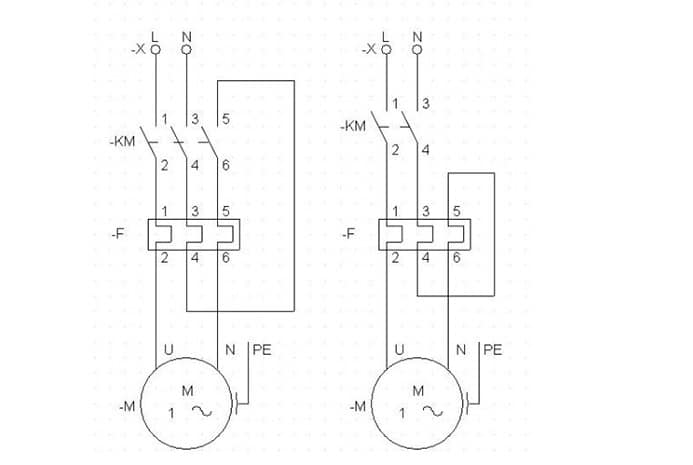 Cách đấu nối rơle nhiệt ba pha và một pha theo cơ học chuẩn so-do-lapro-le-nhiet-3-pha-thanh-1 pha