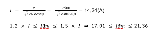Chi tiết 3 cách tính kích thước contactor động cơ Vì hệ thống điện có 3 pha