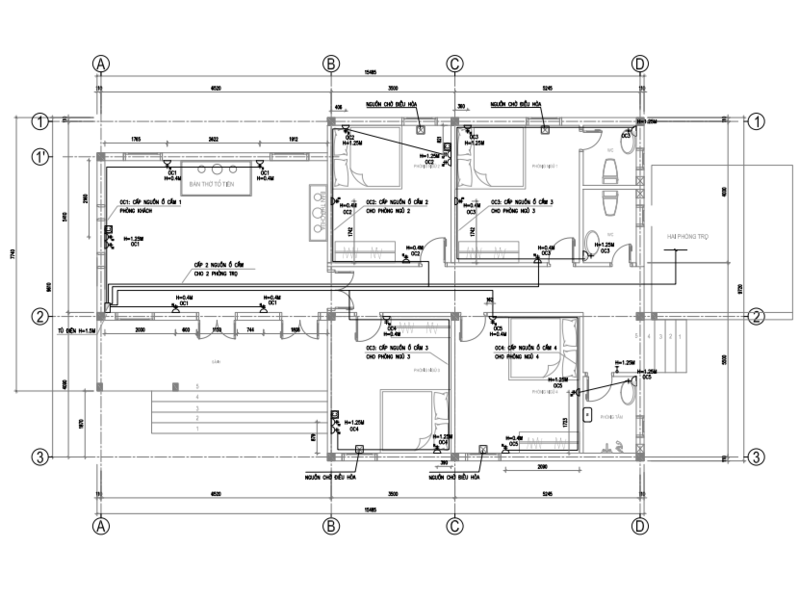 Cách đi dây điện trong nhà đúng chuẩn kỹ thuật và thẩm mỹ Con số này là do điện trong nhà