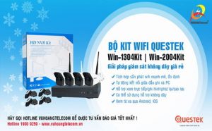 Bộ kit Wifi Questek: Giải pháp giám sát không dây giá rẻ