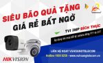 Siêu bão Camera 3MP Hikvision – Giá rẻ bất ngờ