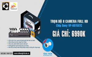 Trọn bộ 8 camera Vantech Full HD chip Sony ưu đãi chỉ 6.990K