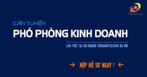 Tuyển dụng Phó Phòng Kinh Doanh