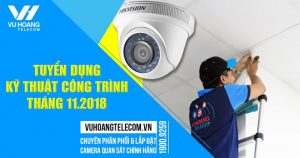 Tuyển dụng nhân viên kỹ thuật công trình tháng 4/2019