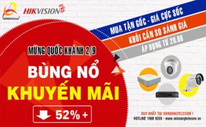 Ưu đãi lớn! Sở hữu ngay bộ đôi camera 2MP Hikvision Plus đồng giá 590,500Đ