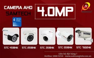 Camera AHD Samtech 4.0MP mới – công nghệ UTC