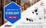 Giải pháp quan sát ban đêm có màu của camera starlight Dahua