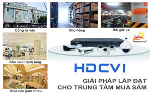 Lắp đặt camera HDCVI Dahua ở trung tâm thương mại