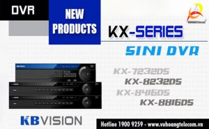 Xuất hiện loạt đầu ghi hình Kbvision mới dòng KX-Series